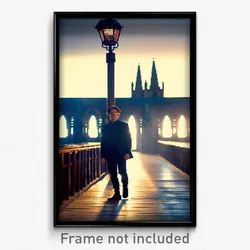 Pixel Art Poster - Adventurous Parish (8 Bit Psychedelic Video Game Print)