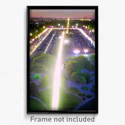 Pixel Art Poster - Massive Park (8 Bit Psychedelic Trippy Video Game Print)