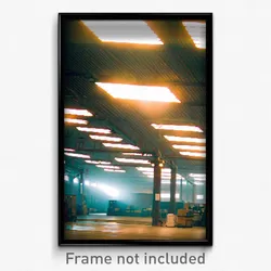 Pixel Art Poster - Electric Warehouse (8 Bit Psychedelic Video Game Print)