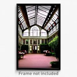 Pixel Art Poster - Rare Conservatory (8 Bit Psychedelic Trippy Video Game Print)