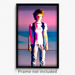 Pixel Art Poster - Measly Downs (8 Bit Psychedelic Trippy Video Game Print)