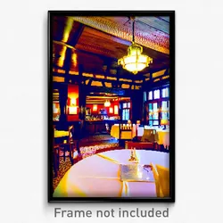 Pixel Art Poster - Cultured Inn (8 Bit Psychedelic Trippy Video Game Print)