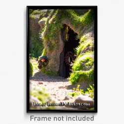 Pixel Art Poster - Uncommon Middens (8 Bit Psychedelic Trippy Video Game Print)