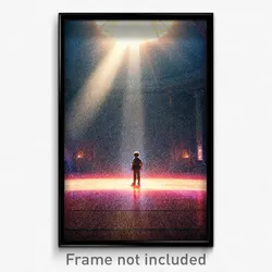 Pixel Art Poster - Humble Treasury (8 Bit Psychedelic Trippy Video Game Print)