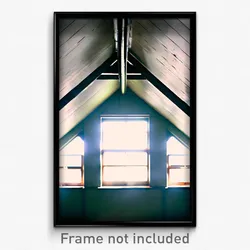 Pixel Art Poster - Silent Attic (8 Bit Psychedelic Trippy Video Game Print)
