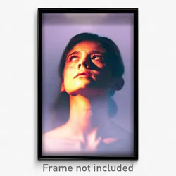 Pixel Art Poster - Deserted Head (8 Bit Psychedelic Trippy Video Game Print)