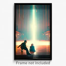 Pixel Art Poster - Cool Commune (8 Bit Psychedelic Trippy Video Game Print)
