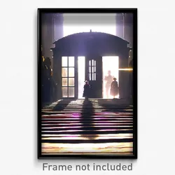 Pixel Art Poster - Notable Entrance (8 Bit Psychedelic Trippy Video Game Print)