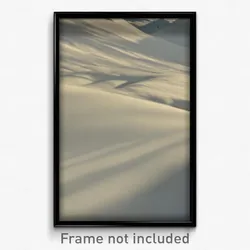 Pixel Art Poster - Coarse Snowfields (8 Bit Psychedelic Trippy Video Game Print)