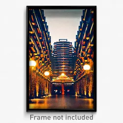 Pixel Art Poster - Remarkable Barbican (8 Bit Psychedelic Video Game Print)