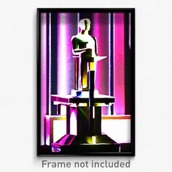 Pixel Art Poster - Artistic Movie Awards (8 Bit Psychedelic Video Game Print)