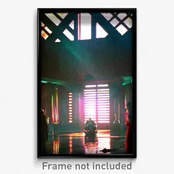 Pixel Art Poster - Glossy Den (8 Bit Psychedelic Trippy Weird Video Game Print)