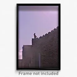 Pixel Art Poster - Unnatural Parapet (8 Bit Psychedelic Trippy Video Game Print)