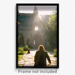Pixel Art Poster - Unkempt Friary (8 Bit Psychedelic Trippy Video Game Print)