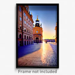 Pixel Art Poster - Noteworthy Stockholm (8 Bit Psychedelic Video Game Print)
