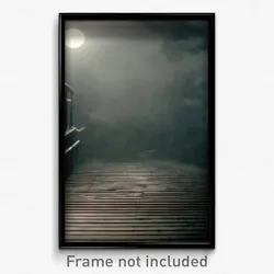Pixel Art Poster - Gloomy Grate (8 Bit Psychedelic Trippy Video Game Print)