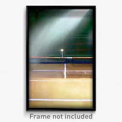 Pixel Art Poster - Digital Court (8 Bit Psychedelic Trippy Video Game Print)