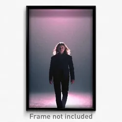 Pixel Art Poster - Bleak Visage (8 Bit Psychedelic Trippy Video Game Print)