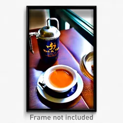 Pixel Art Poster - Normal Thai Tea (8 Bit Psychedelic Trippy Video Game Print)