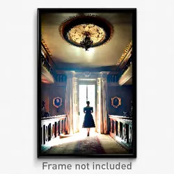 Pixel Art Poster - Fancy Parsonage (8 Bit Psychedelic Trippy Video Game Print)