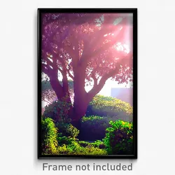 Pixel Art Poster - Meager Bush (8 Bit Psychedelic Trippy Weird Video Game Print)