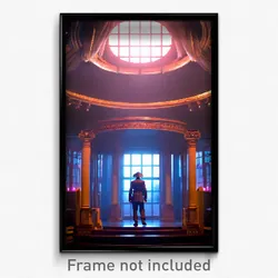 Pixel Art Poster - Awesome Chamber (8 Bit Psychedelic Trippy Video Game Print)