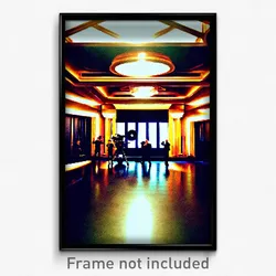 Pixel Art Poster - Dazzling Movie Studio (8 Bit Psychedelic Video Game Print)