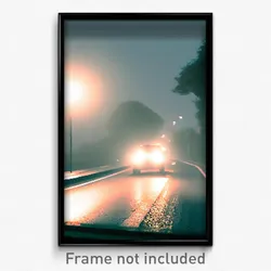 Pixel Art Poster - Modest Road (8 Bit Psychedelic Trippy Weird Video Game Print)