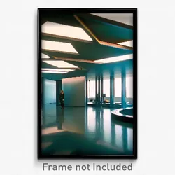Pixel Art Poster - Modern Chamber (8 Bit Psychedelic Trippy Video Game Print)