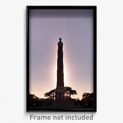 Pixel Art Poster - Monumental Savannah (8 Bit Psychedelic Video Game Print)