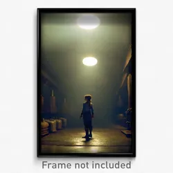 Pixel Art Poster - Dim Repository (8 Bit Psychedelic Trippy Video Game Print)