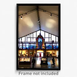 Pixel Art Poster - Miniature Museum (8 Bit Psychedelic Trippy Video Game Print)