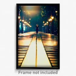 Pixel Art Poster - Important Thoroughfare (8 Bit Psychedelic Video Game Print)