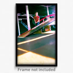 Pixel Art Poster - Admirable Ramp (8 Bit Psychedelic Trippy Video Game Print)