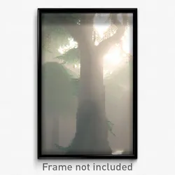 Pixel Art Poster - White Meander (8 Bit Psychedelic Trippy Video Game Print)