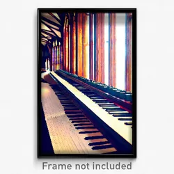 Pixel Art Poster - Neat Scriptorium (8 Bit Psychedelic Trippy Video Game Print)