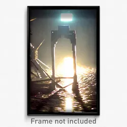 Pixel Art Poster - Acclaimed Mine (8 Bit Psychedelic Trippy Video Game Print)