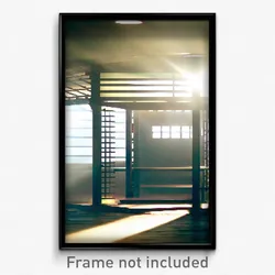 Pixel Art Poster - Shifty Shelter (8 Bit Psychedelic Trippy Video Game Print)