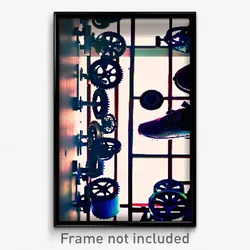 Pixel Art Poster - Different Wheels (8 Bit Psychedelic Trippy Video Game Print)
