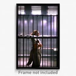 Pixel Art Poster - Unsightly Prison (8 Bit Psychedelic Trippy Video Game Print)