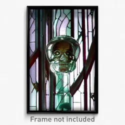 Pixel Art Poster - Glass Grotesque (8 Bit Psychedelic Trippy Video Game Print)