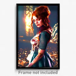 Pixel Art Poster - Stained Oubliette (8 Bit Psychedelic Trippy Video Game Print)