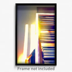 Pixel Art Poster - Sunny Drawer (8 Bit Psychedelic Trippy Video Game Print)