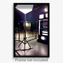 Pixel Art Poster - Imperfect Movie Studio (8 Bit Psychedelic Video Game Print)