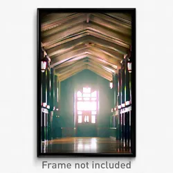 Pixel Art Poster - Shifty Hall (8 Bit Psychedelic Trippy Weird Video Game Print)