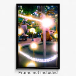 Pixel Art Poster - Fluffy Zoo (8 Bit Psychedelic Trippy Weird Video Game Print)