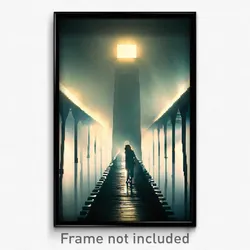 Pixel Art Poster - Slim Rill (8 Bit Psychedelic Trippy Weird Video Game Print)