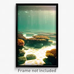Pixel Art Poster - Damp Reef (8 Bit Psychedelic Trippy Weird Video Game Print)