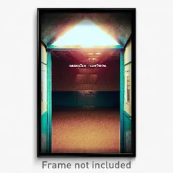 Pixel Art Poster - Meager Trapdoor (8 Bit Psychedelic Trippy Video Game Print)