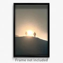 Pixel Art Poster - Vacant Fells (8 Bit Psychedelic Trippy Video Game Print)